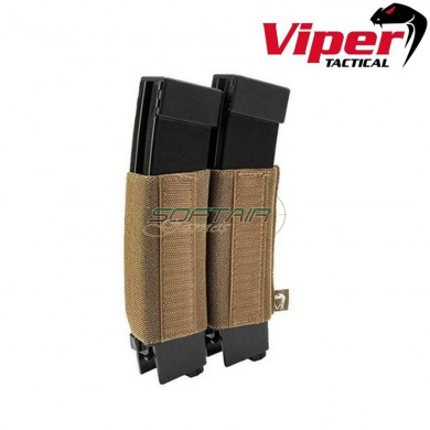 Vx Double Smg Mag Sleeve Dark Coyote Viper Tactical (vit-vmslvxdsmgdcoy)