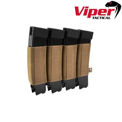 Vx Quad Smg Mag Sleeve Dark Coyote Viper Tactical (vit-vmslvxqsmgdcoy)
