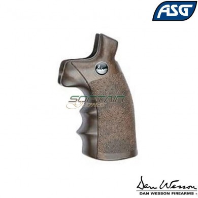 Faux Wooden Grip For Revolver Wg/dan Wesson Asg (asg-17455)