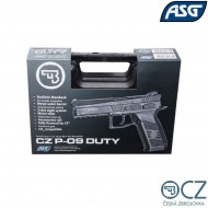 Gas Pistol Cz P-09 Duty Black Scarrellante Asg (asg-17657)