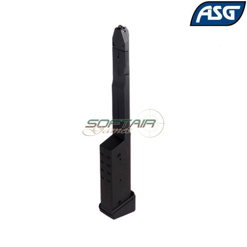 Hi-cap Magazine Black 100bb For Aep Asg (asg-aep-mag)