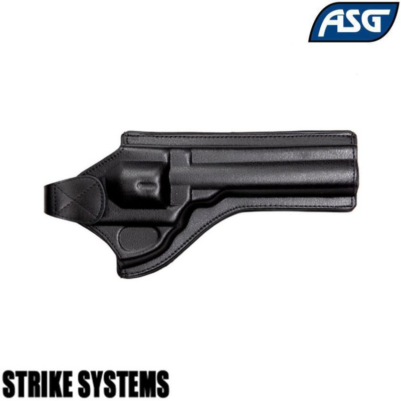 Belt Holster Black For Revolver Wg/dan Wesson 6/8 Pollici Strike Systems Asg (asg-19243)