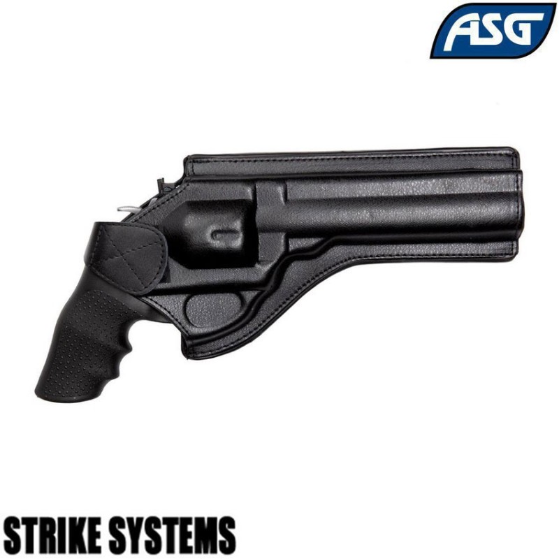 Belt Holster Black For Revolver Wg/dan Wesson 6/8 Pollici Strike Systems Asg (asg-19243)