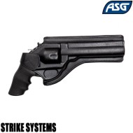 Belt Holster Black For Revolver Wg/dan Wesson 6/8 Pollici Strike Systems Asg (asg-19243)