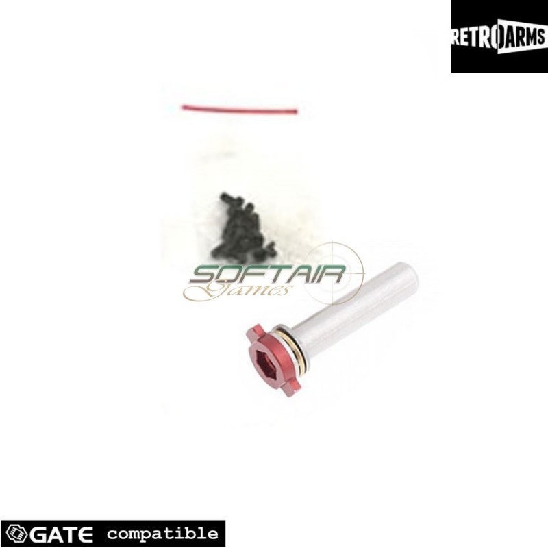 New Pacche Gearbox Silver Cnc Qsc Sr25 9mm Retroarms (ra-7120) New Pacche Gearbox Silver Cnc Qsc Sr25 9mm Retroarms (ra-7120)