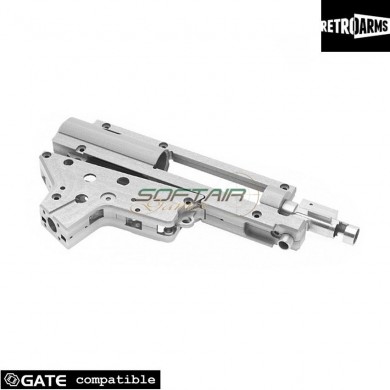 New Set Hop Up & Gearbox Shell Split Silver Cnc Qsc V2 9mm Retroarms (ra-7124)