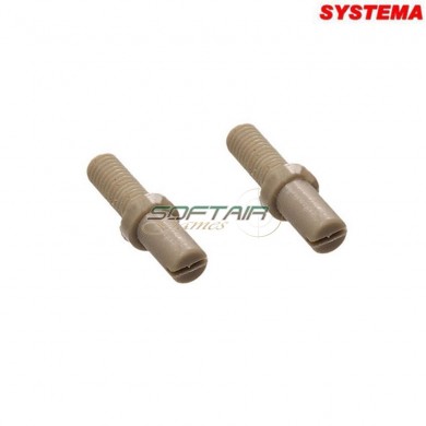 Motor brush spring pole set 2 pezzi per ptw systema (sy-mt-007)