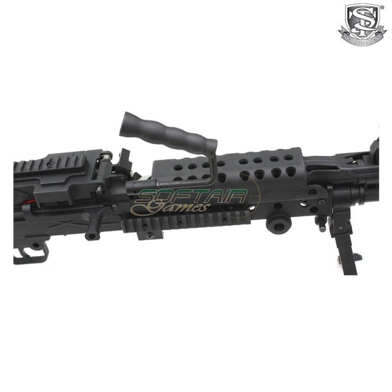 Mitragliatrice elettrica m249 para sportline black s&t (st-211922) Mitragliatrice elettrica m249 para sportline black s&t (st-211922)