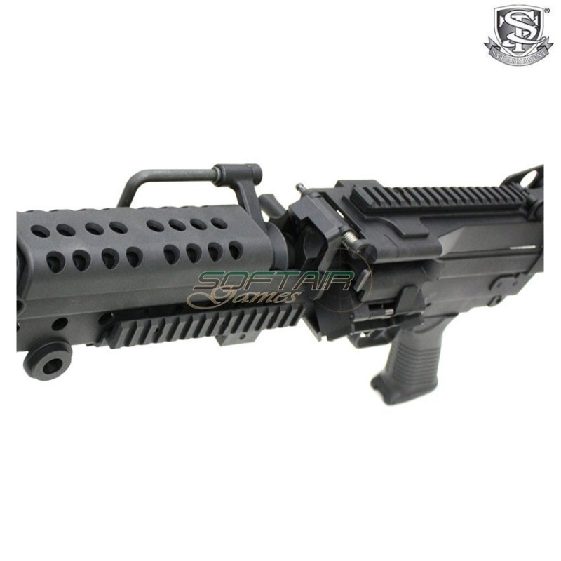 Mitragliatrice elettrica m249 para sportline black s&t (st-211922) Mitragliatrice elettrica m249 para sportline black s&t (st-211922)
