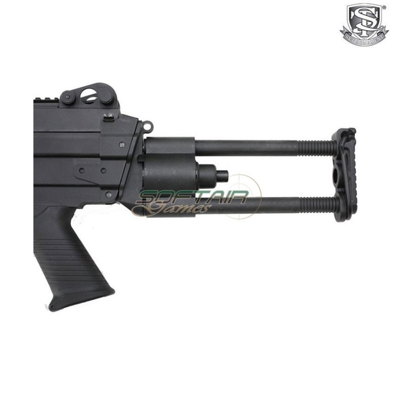 Mitragliatrice elettrica m249 para sportline black s&t (st-211922) Mitragliatrice elettrica m249 para sportline black s&t (st-211922)
