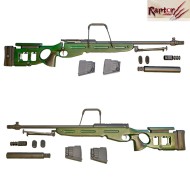 Sv-98 spring sniper rifle deluxe version raptor (rpt-sv98-std)