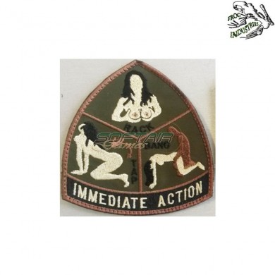 Embroidered Patch immediate action frog industries® (fi-emb-06-042)