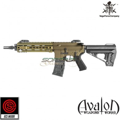 Electric rifle avalon calibur cqc fde without hardcase vfc (av1-m4_si_s-tn01)