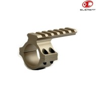 Scope mount top rail 30mm dark earth element (el-ex309-de)
