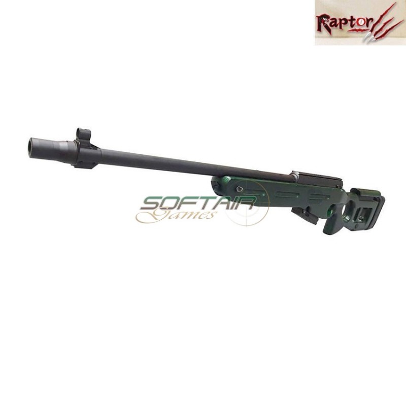 Fucile a molla sv-98 sniper rifle regular version raptor (rpt-sv98-reg)