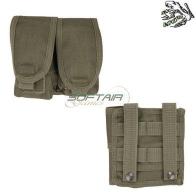 Double pouch for hand grenades olive drab frog industries® (fi-003566-od)