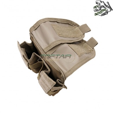Double pouch for hand grenades coyote frog industries® (fi-003567-tan)