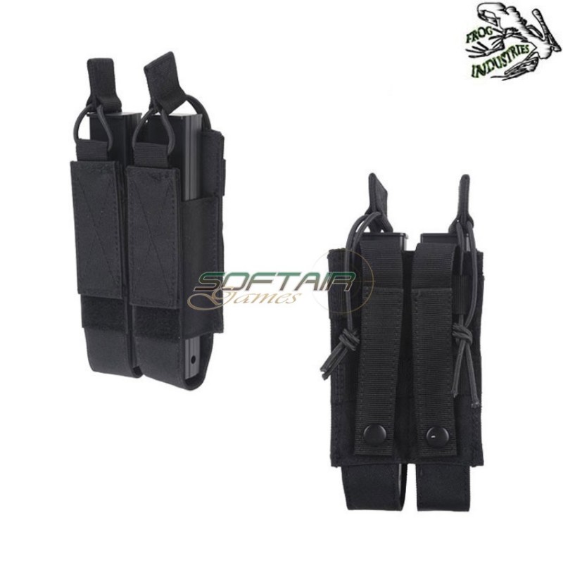 Tasca doppia fast caricatori mp5/mp7/mp9 black frog industries® (fi-020783-bk)