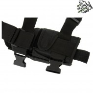 Leg Universal Holster Black Tornado For Right Hand Frog Industries® (fi-000227-bk)