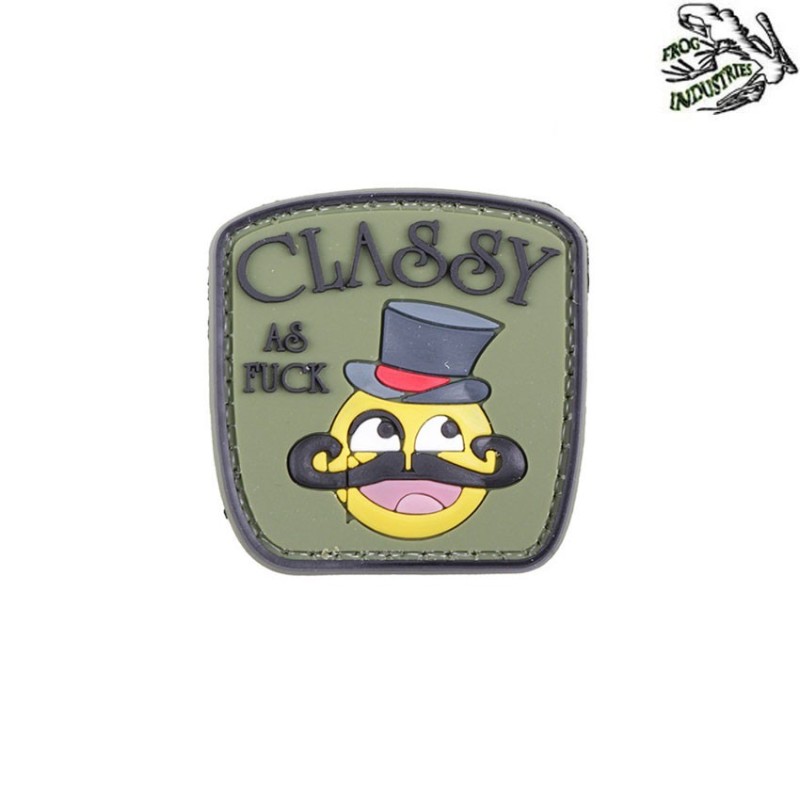 Patch 3d pvc classy frog industries® (fi-006379)
