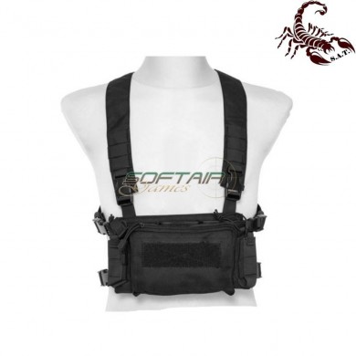 D3CRM Fast chest rig II tactical vest black scorpion assault tactical® (sat-4410-bk)
