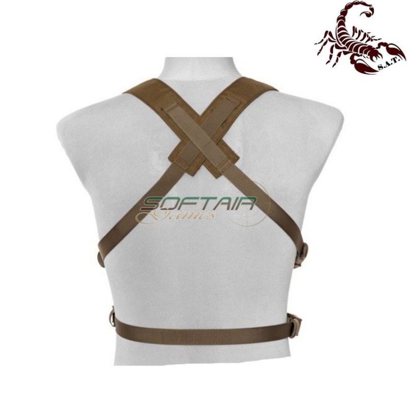 D3CRM Fast chest rig II tactical vest coyote scorpion assault tactical® (sat-4412-coy)