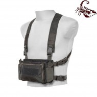 D3CRM Fast chest rig II tactical vest urban grey scorpion assault tactical® (sat-4413-ug)