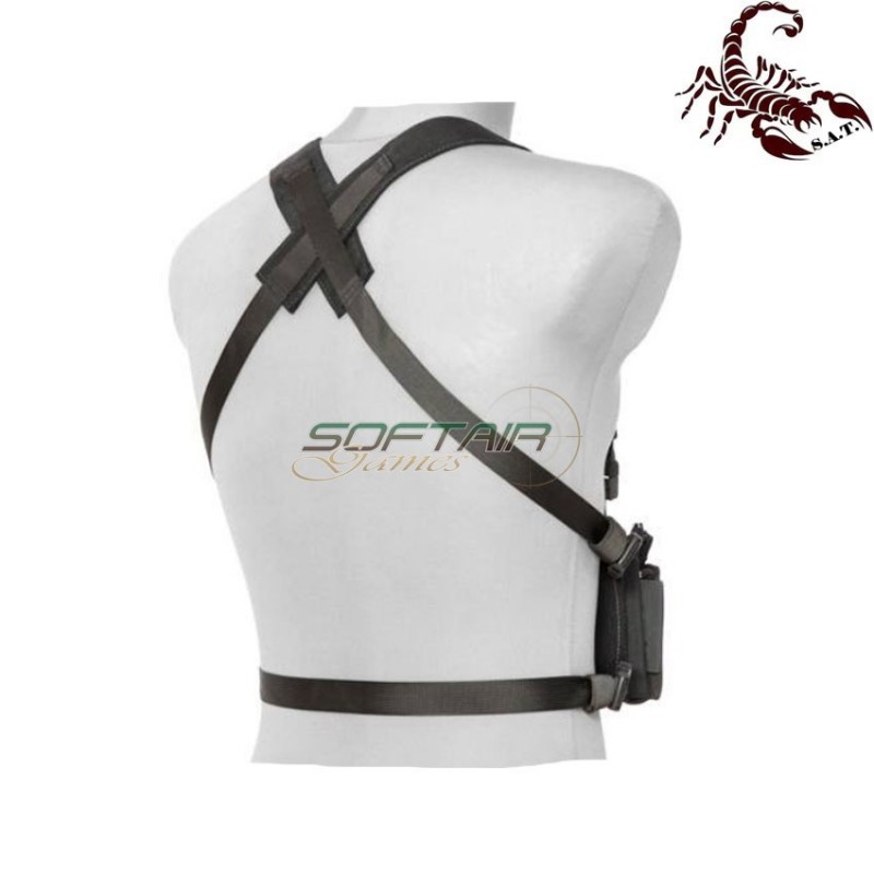 D3CRM Fast chest rig II tactical vest urban grey scorpion assault tactical® (sat-4413-ug)