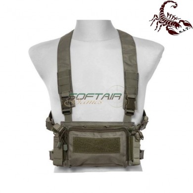 D3CRM Fast chest rig II tactical vest ranger green scorpion assault tactical® (sat-4414-rg)