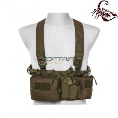 D3CRH Light fast chest rig I tactical vest olive drab scorpion assault tactical® (sat-4416-od)