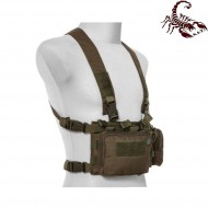 D3CRH Light fast chest rig I tactical vest olive drab scorpion assault tactical® (sat-4416-od)
