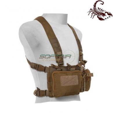 D3CRH Light fast chest rig I tactical vest coyote scorpion assault tactical® (sat-4417-coy)