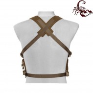 D3CRH Light fast chest rig I tactical vest coyote scorpion assault tactical® (sat-4417-coy)