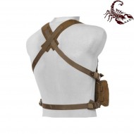 D3CRH Light fast chest rig I tactical vest coyote scorpion assault tactical® (sat-4417-coy)