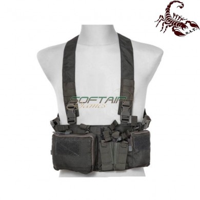 D3CRH Light fast chest rig I tactical vest urban grey scorpion assault tactical® (sat-4418-ug)
