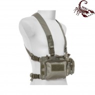 D3CRH Light fast chest rig I tactical vest ranger green scorpion assault tactical® (sat-4419-rg)