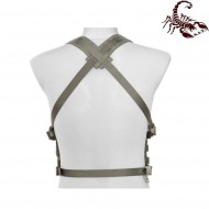 D3CRH Light fast chest rig I tactical vest ranger green scorpion assault tactical® (sat-4419-rg)