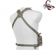 D3CRH Light fast chest rig I tactical vest ranger green scorpion assault tactical® (sat-4419-rg)