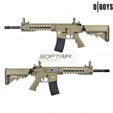 Electric rifle m4 keymod 10" sport dark earth dboys (3381t)
