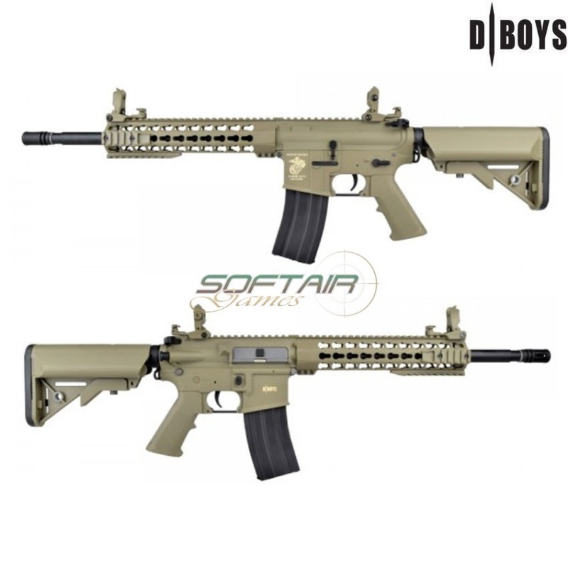 Fucile elettrico m4 keymod 10" sport dark earth dboys (3381t)