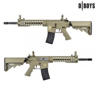Fucile elettrico m4 keymod 10" sport dark earth dboys (3381t)