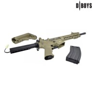 Fucile elettrico m4 keymod 10" sport dark earth dboys (3381t)