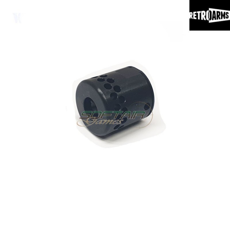 Flash hider cnc type i black 14mm negative retroarms (ra-7560)