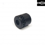 Spegnifiamma cnc type i muzzle break black 14mm positivo retroarms (ra-7559)
