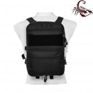 Map type backpack multifunction black scorpion assault tactical® (sat-4446-bk)