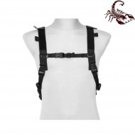 Map type backpack multifunction black scorpion assault tactical® (sat-4446-bk)