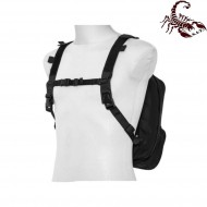 Map type backpack multifunction black scorpion assault tactical® (sat-4446-bk)