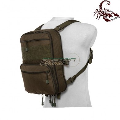 Map type backpack multifunction olive drab scorpion assault tactical® (sat-4447-od)