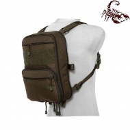 Map type backpack multifunction olive drab scorpion assault tactical® (sat-4447-od)