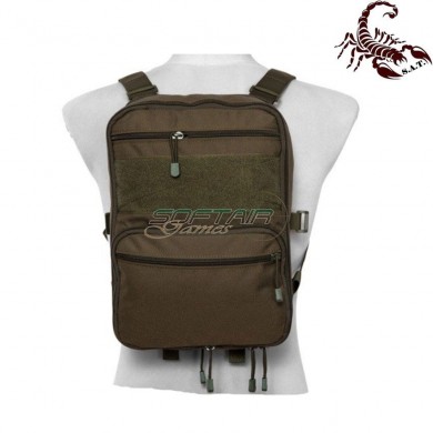 Map type backpack multifunzione olive drab scorpion assault tactical® (sat-4447-od)